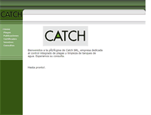 Tablet Screenshot of catch.com.ar